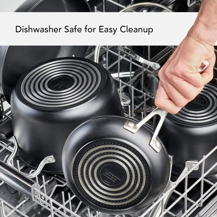 Hard Anodized Nonstick Frying Pan Set