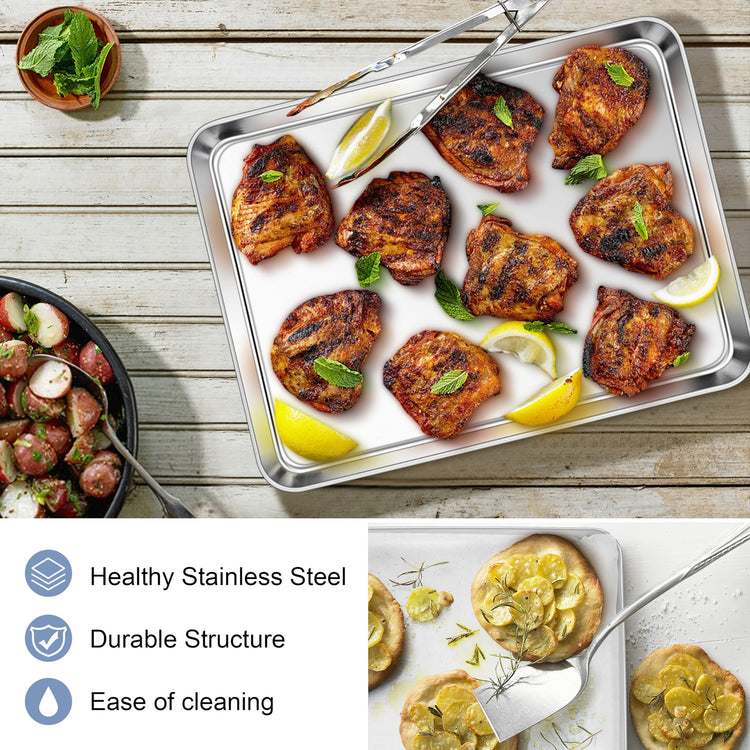 Stainless Steel Baking Sheet Set