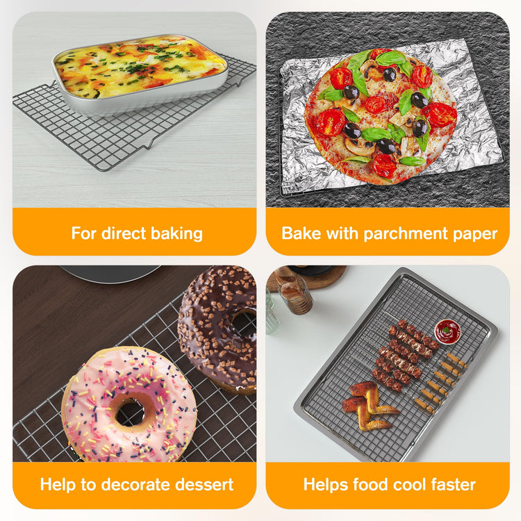 2PCS Cooling Racks for Cooking and Baking