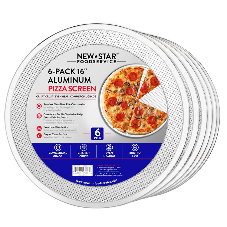 Restaurant Grade Seamless Aluminum Pizza Baking Screen