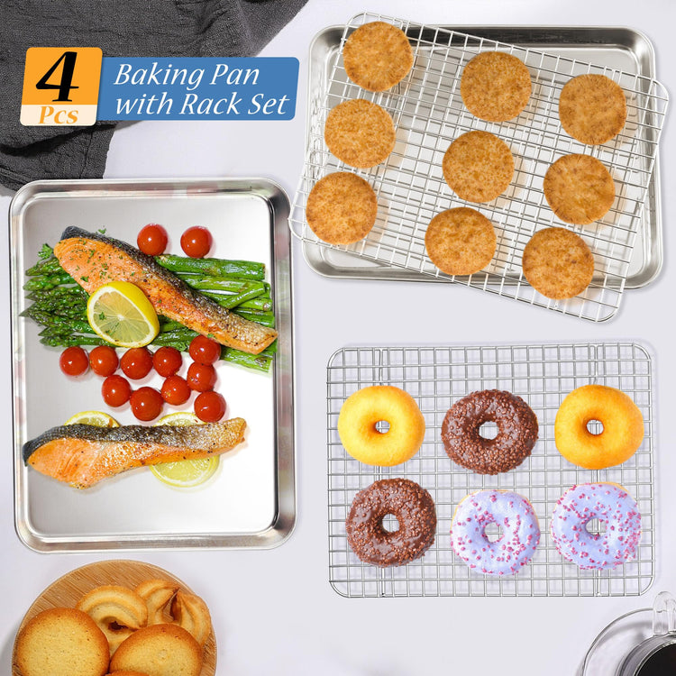 Cookie Sheets with Cooling Racks (2 Count)