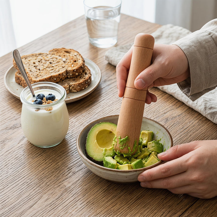 Wooden Muddler for Cocktails 6.8 inch