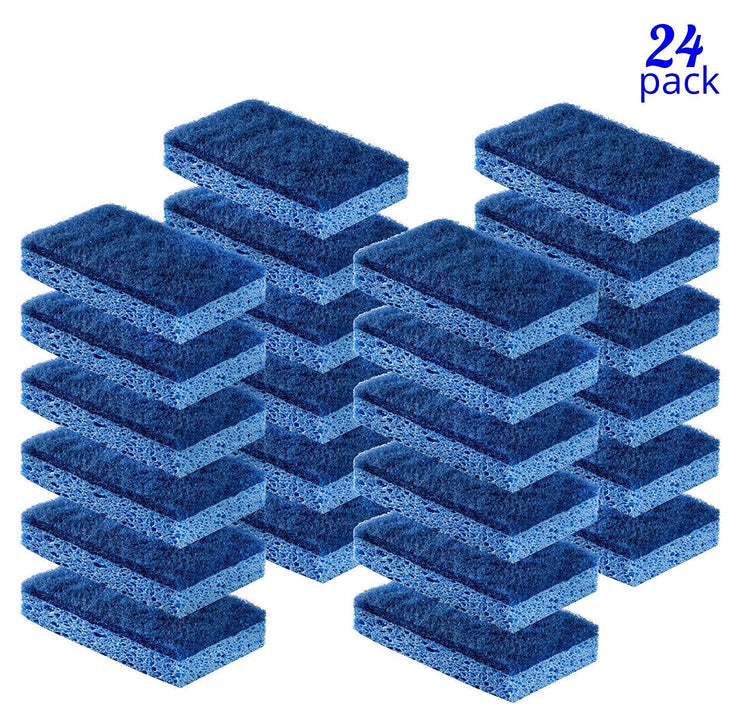 Non Scratch Cleaning Scrub Sponges (24 Count)