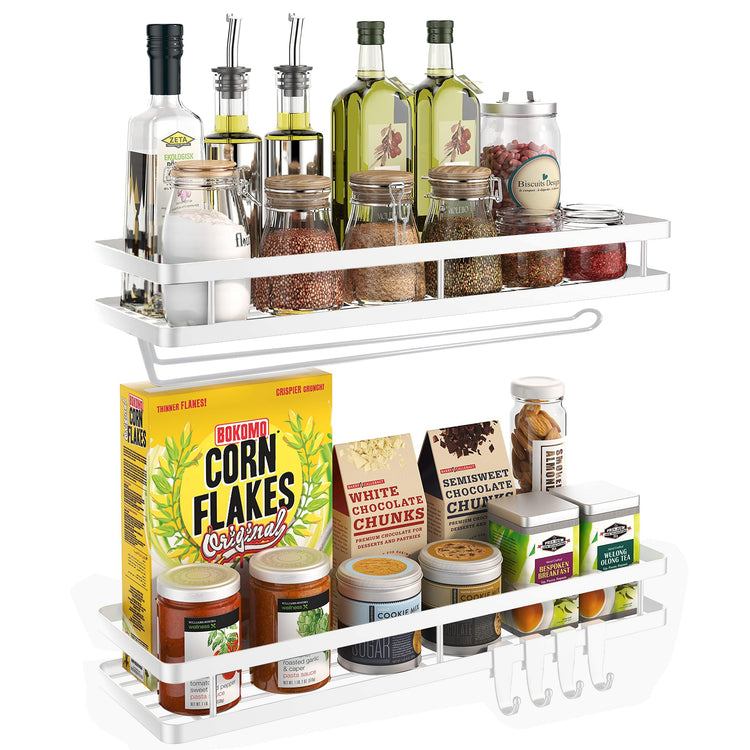Spice Rack Organizer Wall Mount (2 Count)