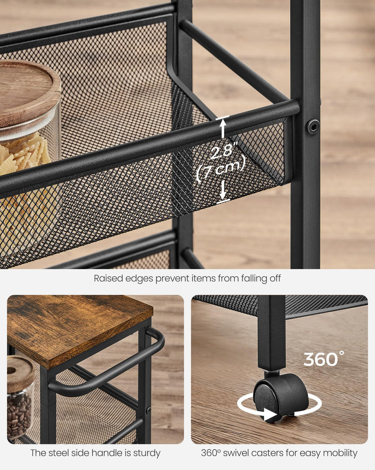 Slim Rolling Cart