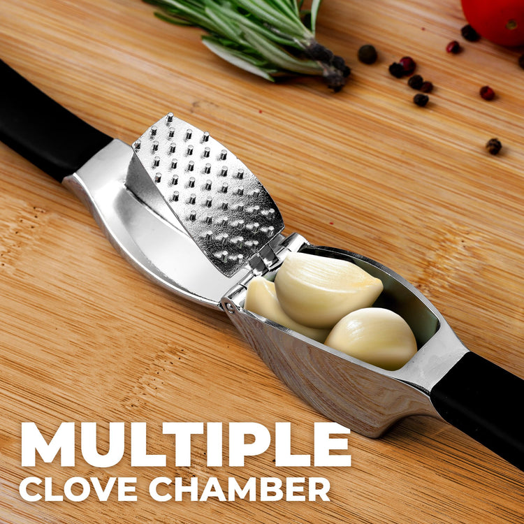 Metal Comfort Grip Garlic Press