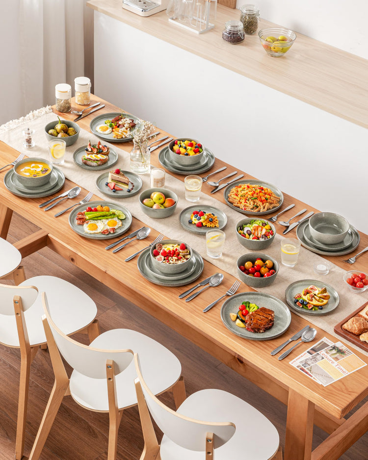 ANYA 18 Pieces Plates and Bowls Set