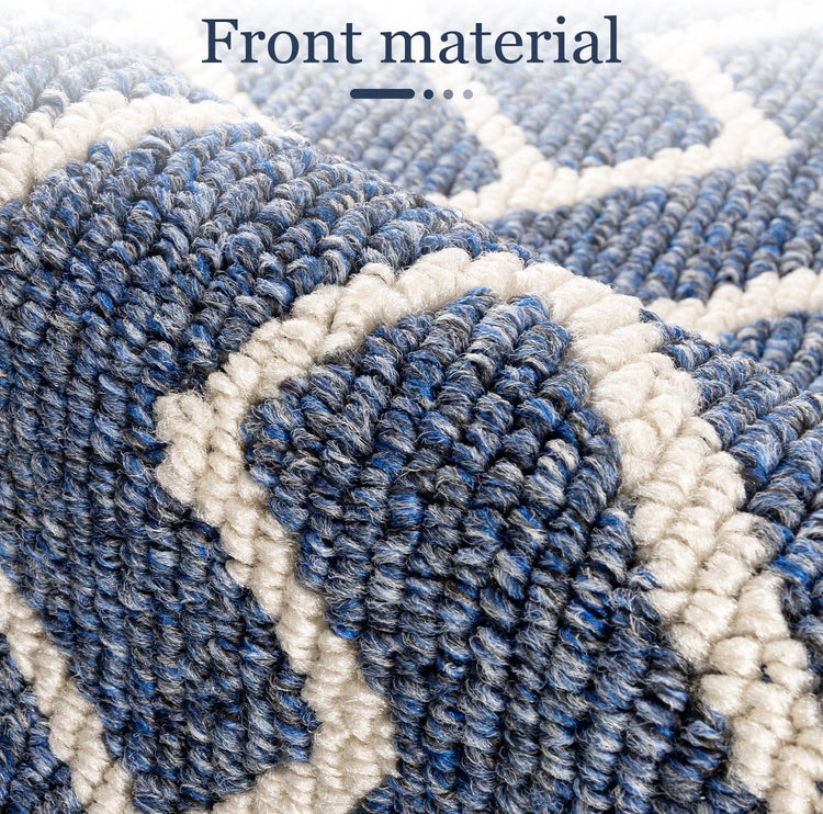 hicorfe Kitchen Rugs and Mats,Kitchen Mats for Floor,20"x31.5" Non Slip Runner Rug,Absorbent Resist Dirt Comfort Standing Mat Machine Washable for Entryway,Hallway,Front of Sink(Navy Blue)