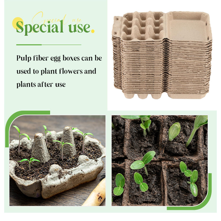 30 Pcs Quail Egg Cartons Paper Pulp Egg Basket (30 Count)