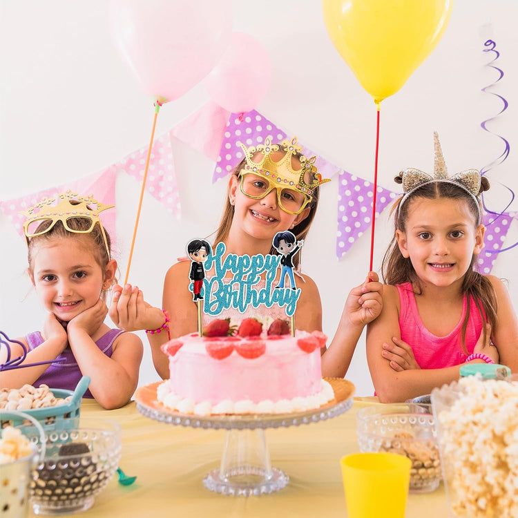 Seyal® Tiny Tan (BTS) Happy Birthday Cake Topper