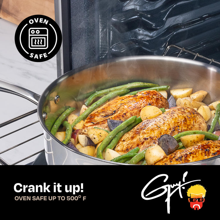 3.2 Quart Stainless Steel Sauce Pan