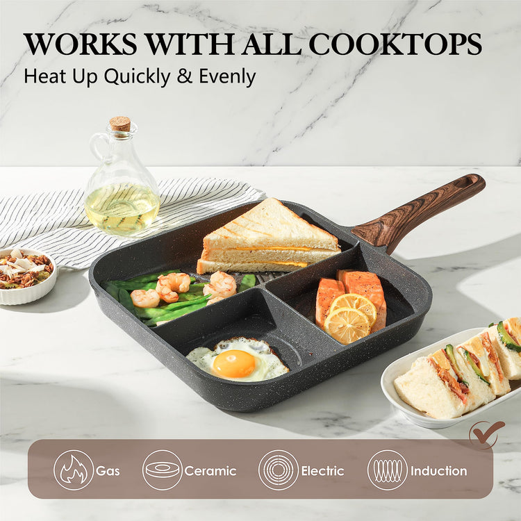 Nonstick 11 Inch Square Grill Pan