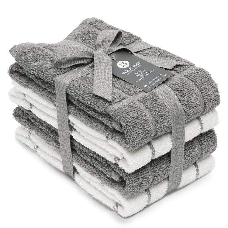 100% Cotton Terry Dish Towels (4 Count)