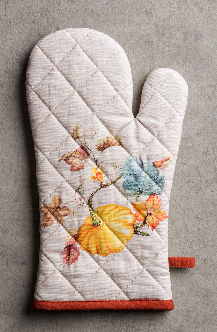 100% Cotton Oven Mitt & Pot Holder Set