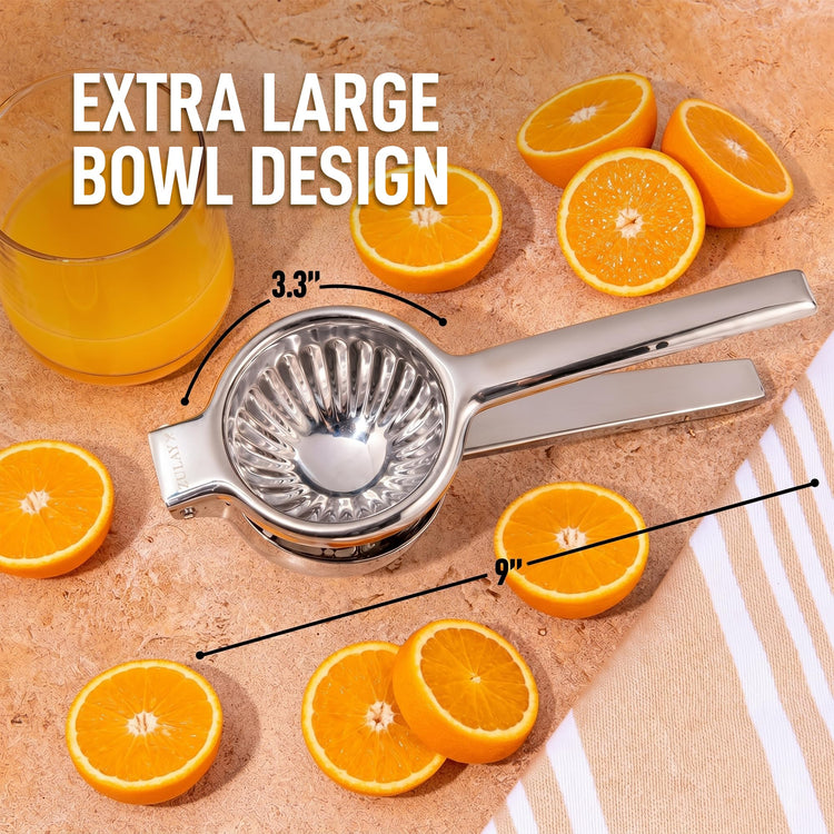 Extra Large Lemon Squeezer Stainless Steel