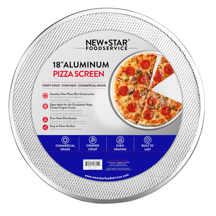 Restaurant Grade Seamless Aluminum Pizza Baking Screen
