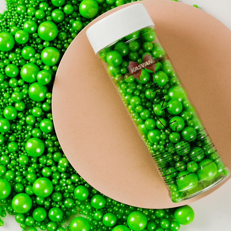 Halloween Green Pearl Sugar Sprinkles (4.58 Ounce)