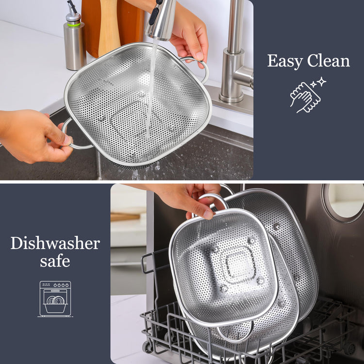 Stainless Steel Colander Set of 3 (3 Count)