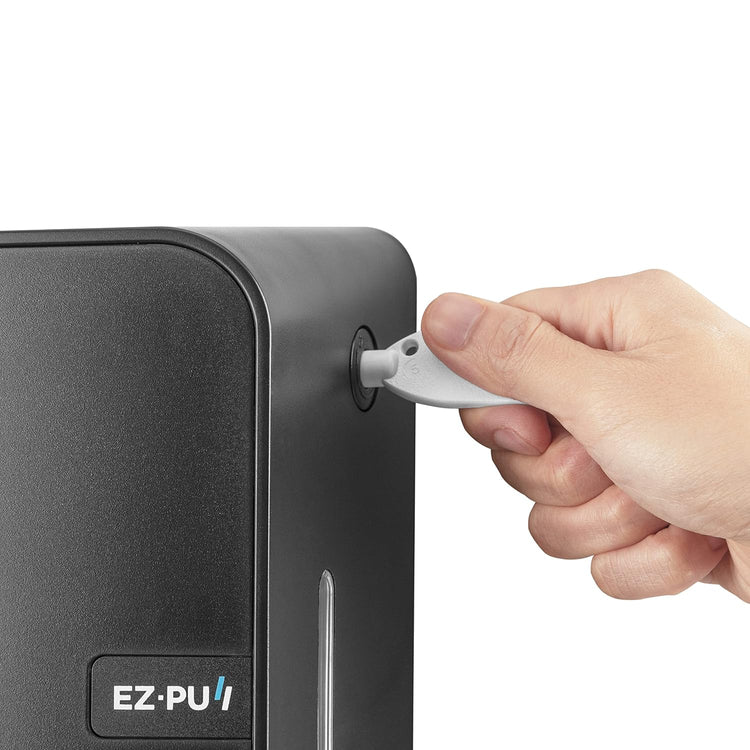 EZbrnd Wall Mount MULTIFOLD Paper Towel Dispenser for Kitchen/Bathroom/Office/RV/Airbnb, Black, 3200B-EZ