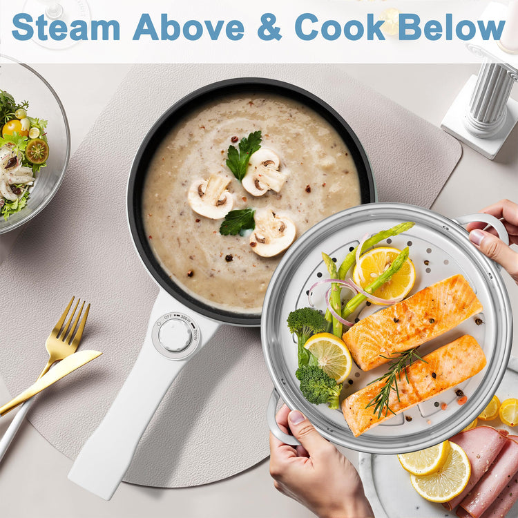 Hot Pot Electric with Steamer