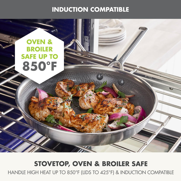 Hybrid APEX 13 Piece Stainless Steel Ceramic Nonstick Cookware Set