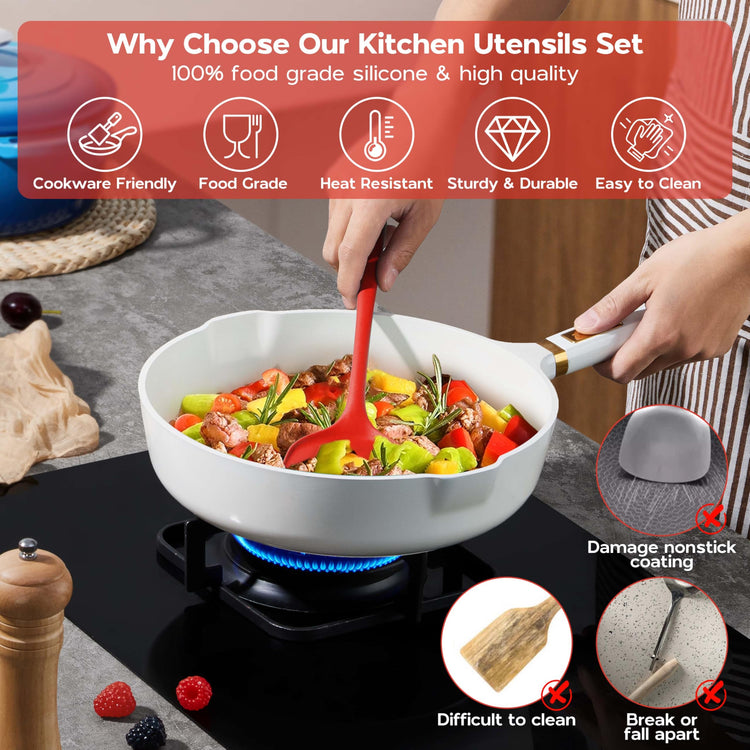 10 Pieces Cooking Utensils Set (10 Count)