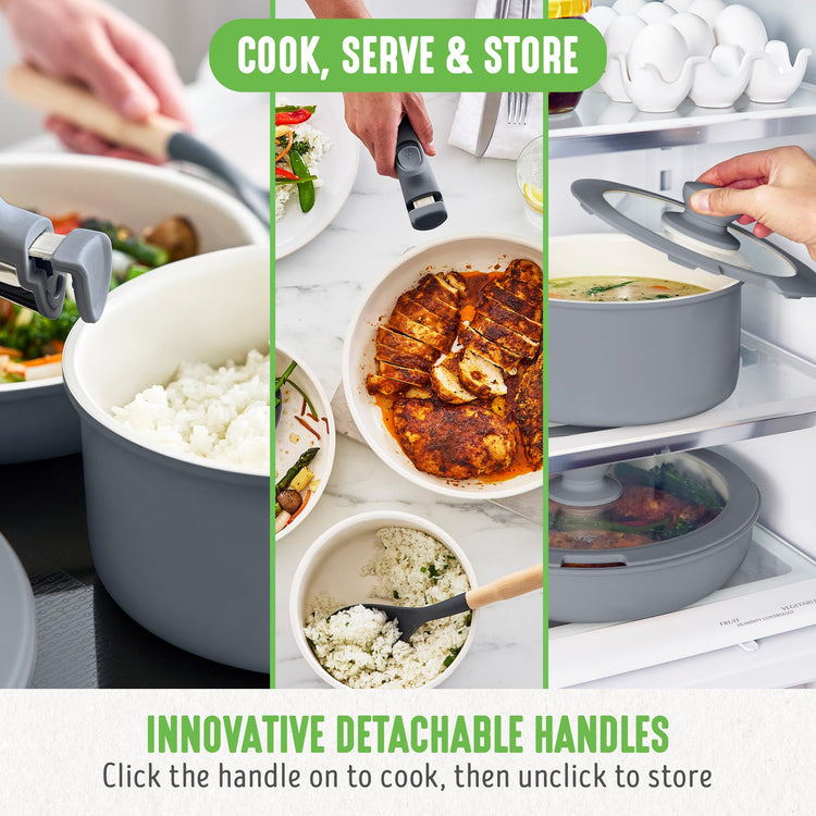 10 Piece Nonstick Pots & Pans Set
