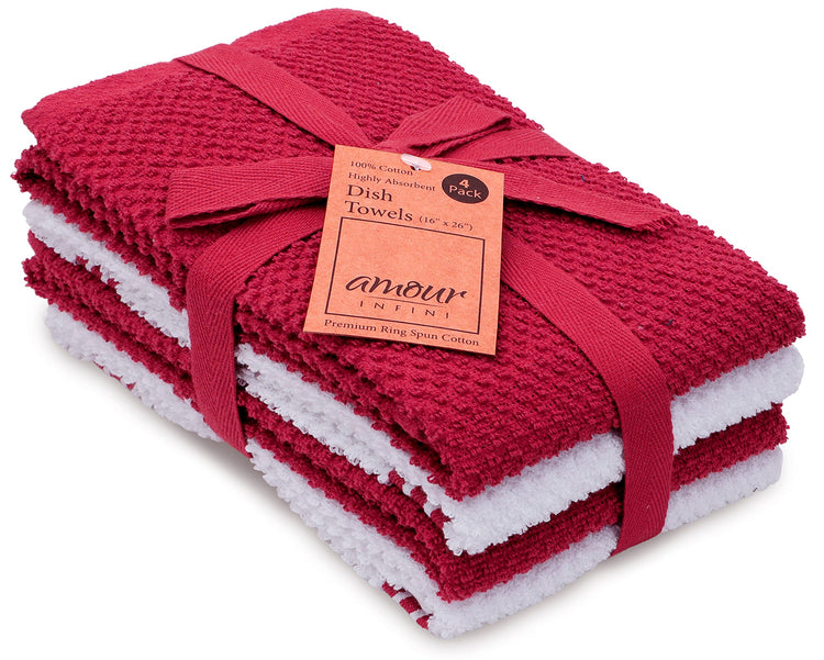 Kitchen Towels Pack of 4 (4 Count)