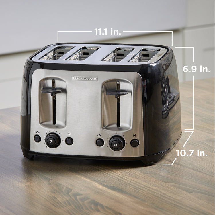 4 Slice Toaster with Extra