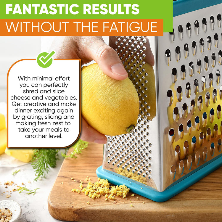 Stainless Steel XL Cheese Grater for Kitchen