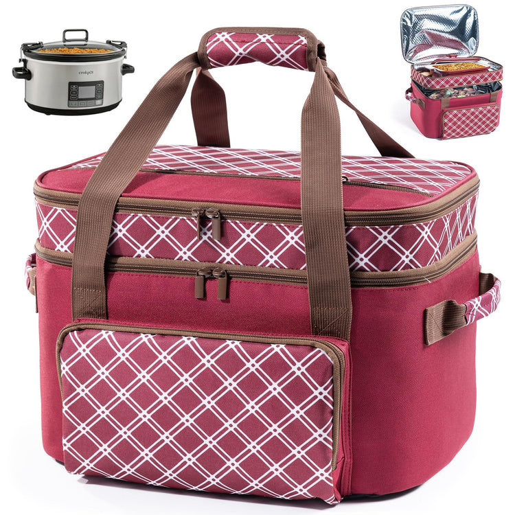 Double Layer Slow Cooker Carrier Bag