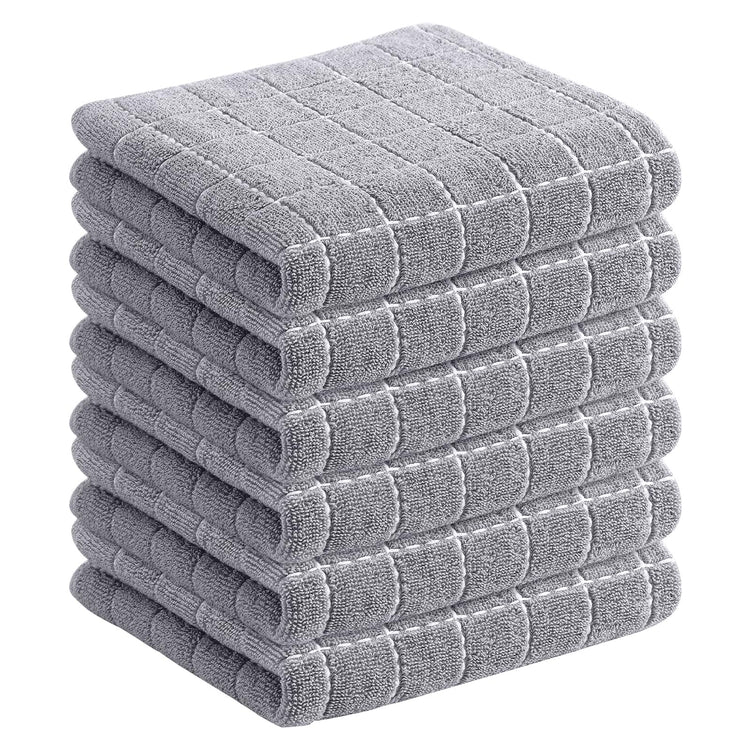 100% Cotton Terry Kitchen Towels (6 Count)