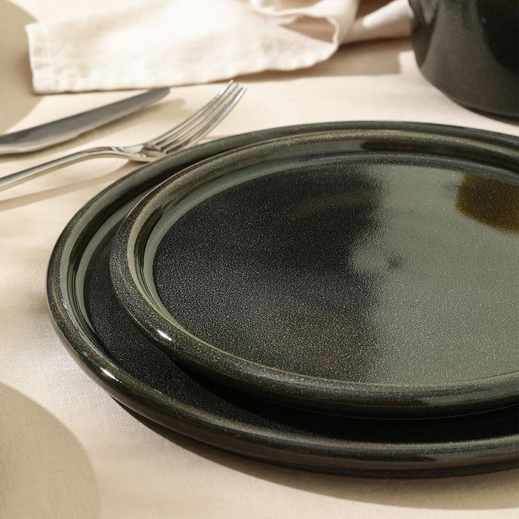 Eden 4 Piece Dinner Plate Set Stoneware