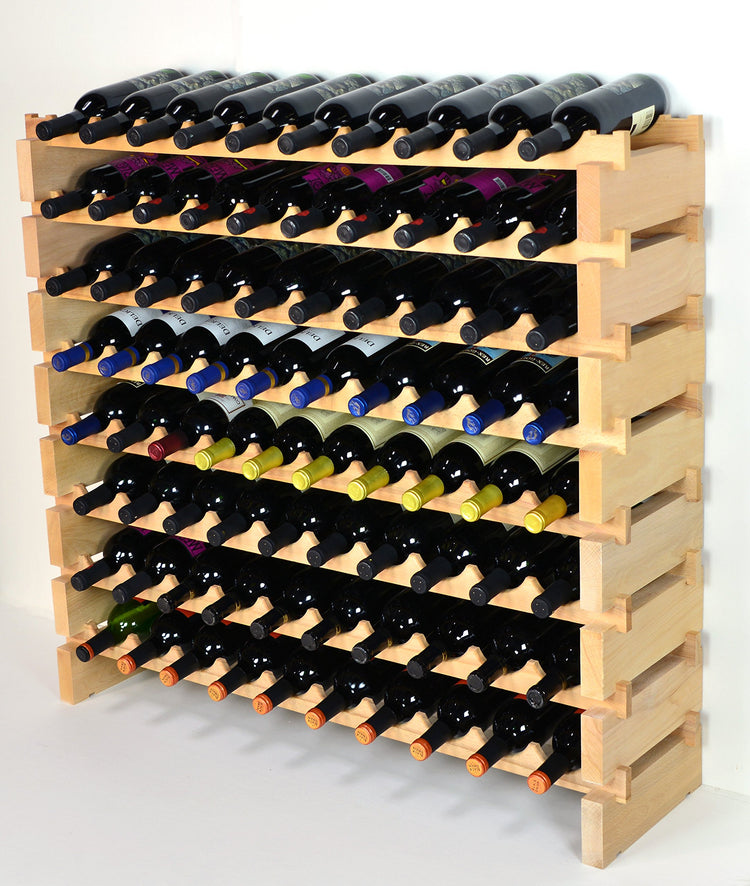 Modular Wine Rack Beechwood 40