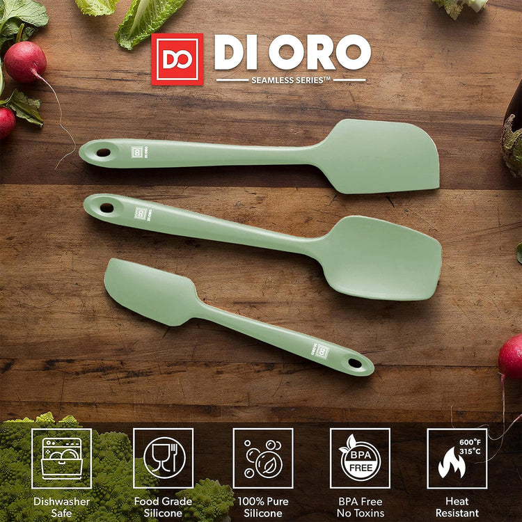 DI ORO Silicone Spatula Set (3 Count)