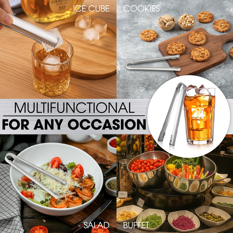 Cocktail Ice Tongs 6.3 in (2 Count)