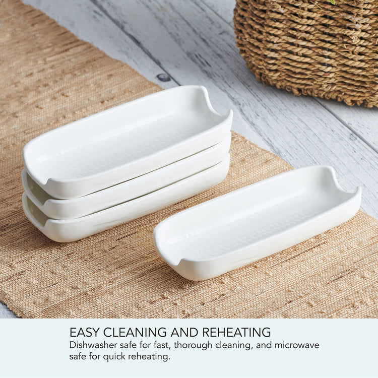 Callie White Corn Dishes Set of 4 (4 Count)