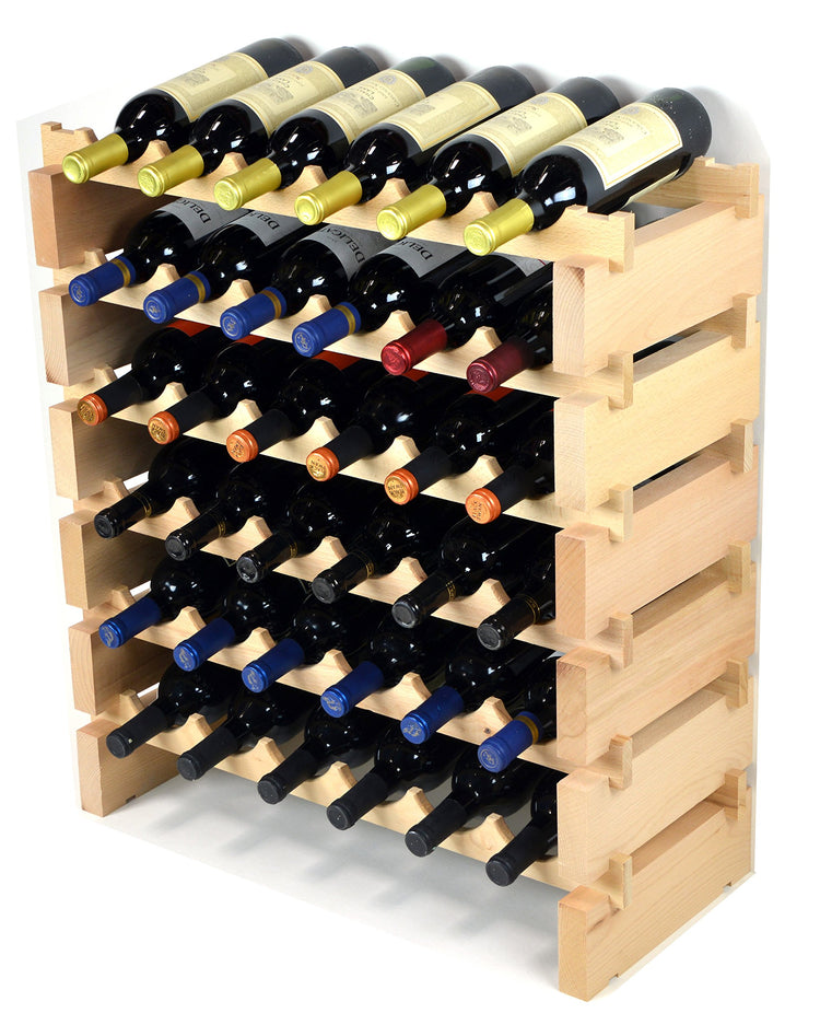Modular Wine Rack Beechwood 24