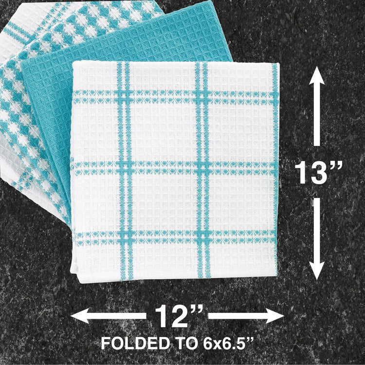 Premium Waffle Dish Cloths (8 Count)