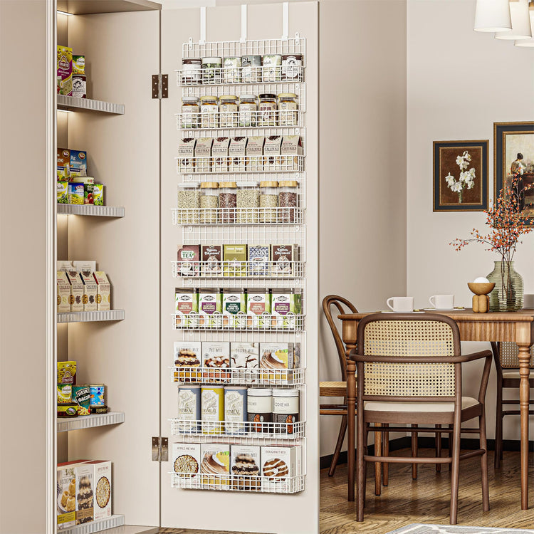 9 Tier Spice Rack Organizer with Door Hook
