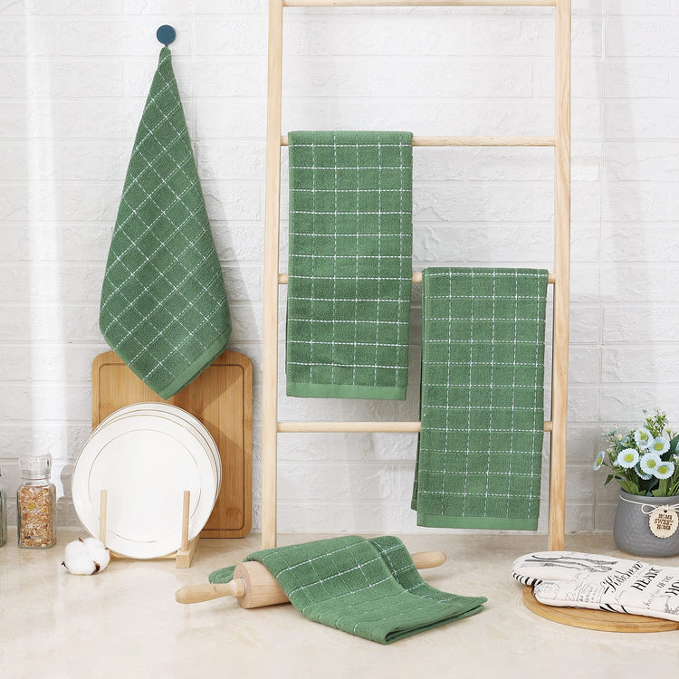 100% Cotton Terry Kitchen Towels (6 Count)