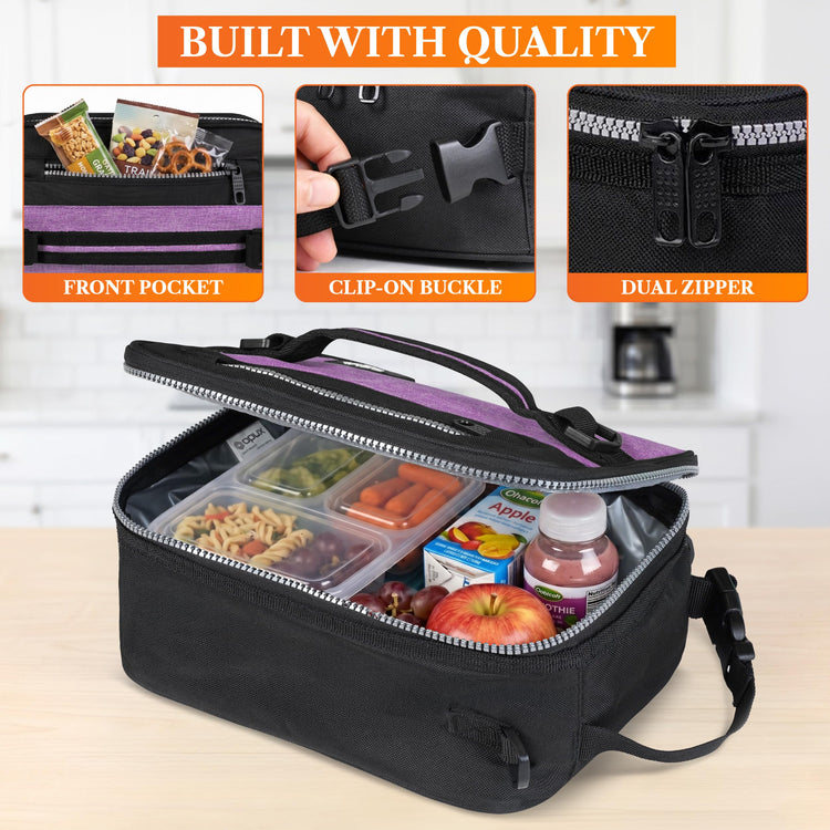 Insulated Lunch Bag for Men Women Kids