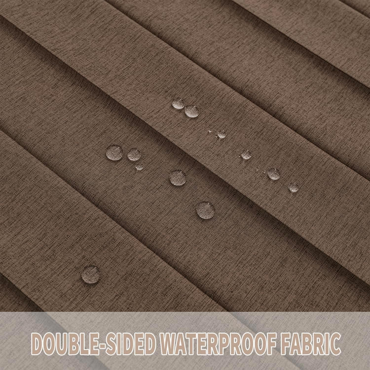 Vatge Door Curtains for Doorways - Brown Curtains for Closets Doors Privacy Room Divider for Room Separation,1 Panel with Tieback, W39 x L78, Brown