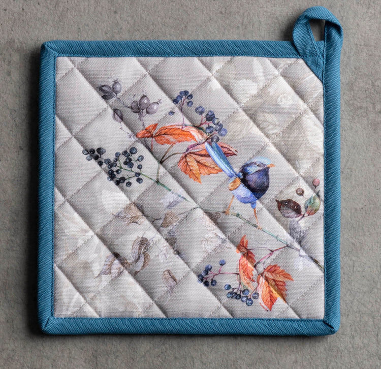 100% Cotton Oven Mitt & Pot Holder Set