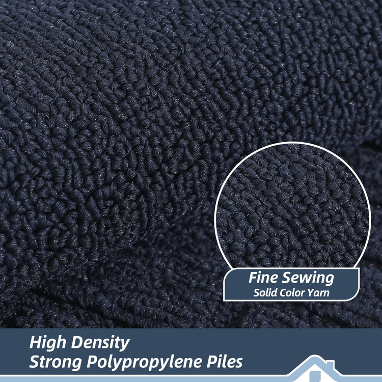 Kitchen Rugs Non Slip Washable 2PCS (6.25 Sq Ft)