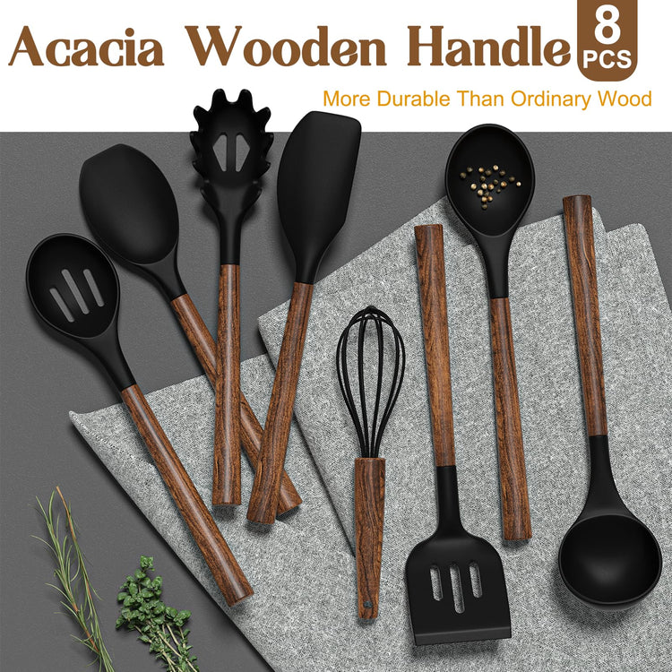 Silicone Cooking Utensil Set (8 Count)