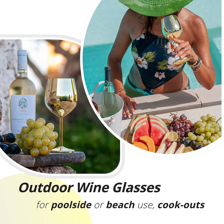 Stainless Steel Wine Glass (2 Count)