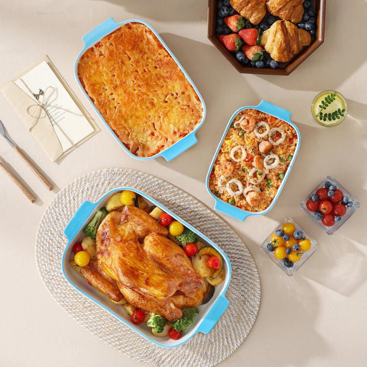 Ceramic Baking Dishes Set of 3 (3 Count)