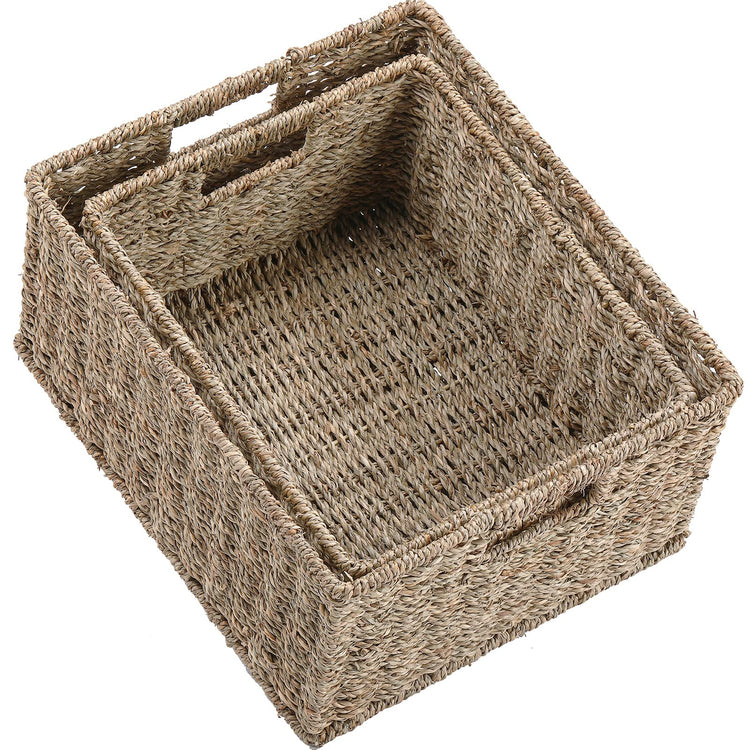 Large Wicker Baskets for Storage (2 Count)