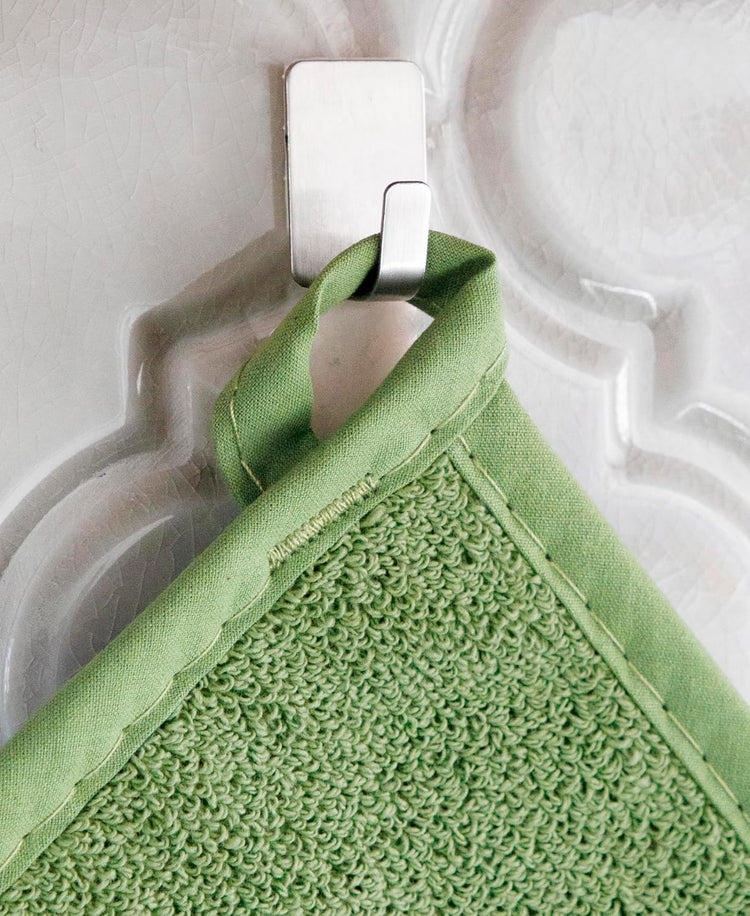RITZ Terry Potholder & Hot Pad: Unparalleled Heat Resistant, Durable 100% Cotton – Ergonomically Designed for Optimal Grip – Easy-Care Machine Washable – 4-Pack, Cactus/Paprika